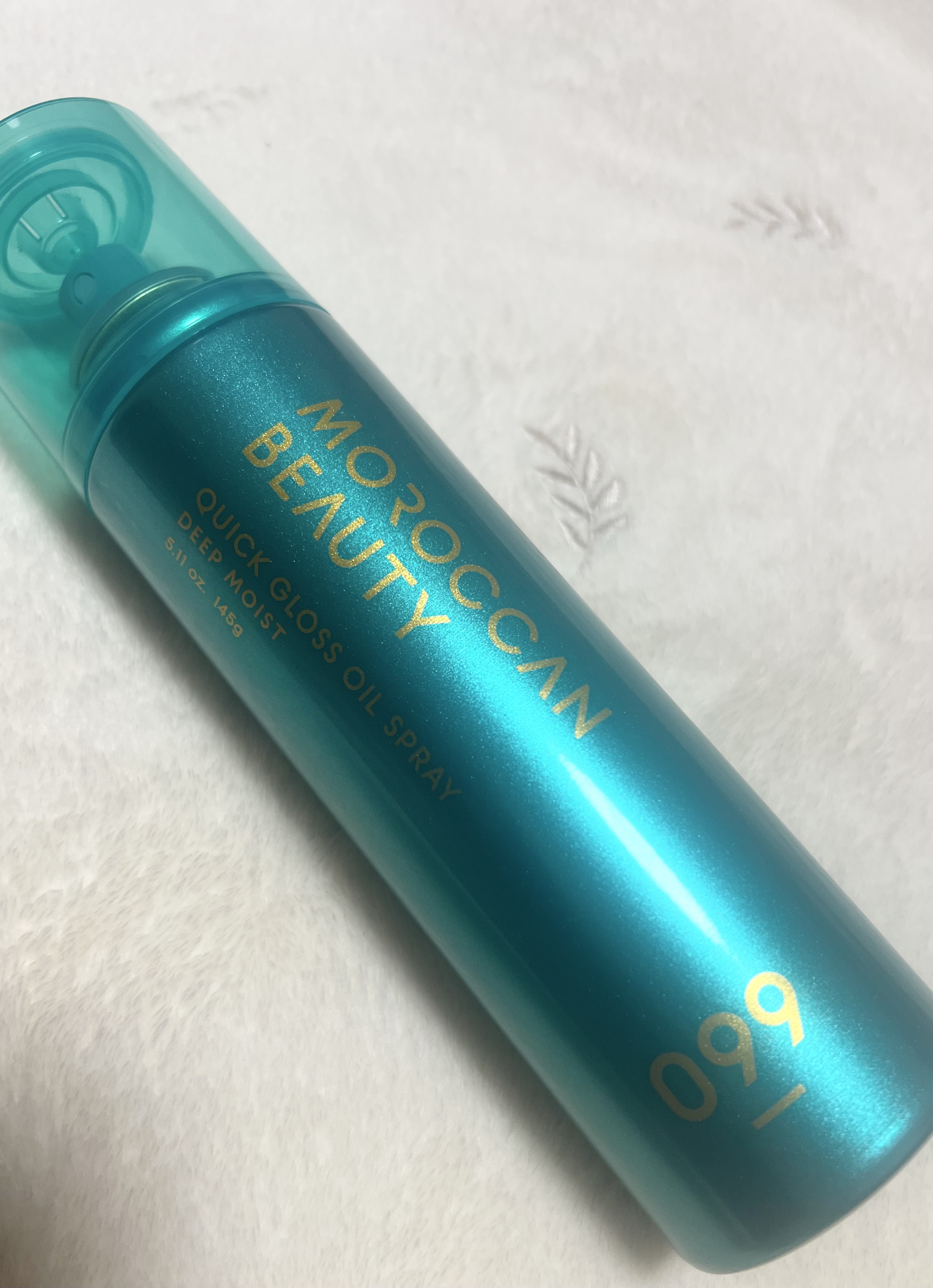 モロッカンビューティ ディープモイスト クイックグロス オイルスプレー/モロッカンビューティ/ヘアスプレーを使ったクチコミ（1枚目）