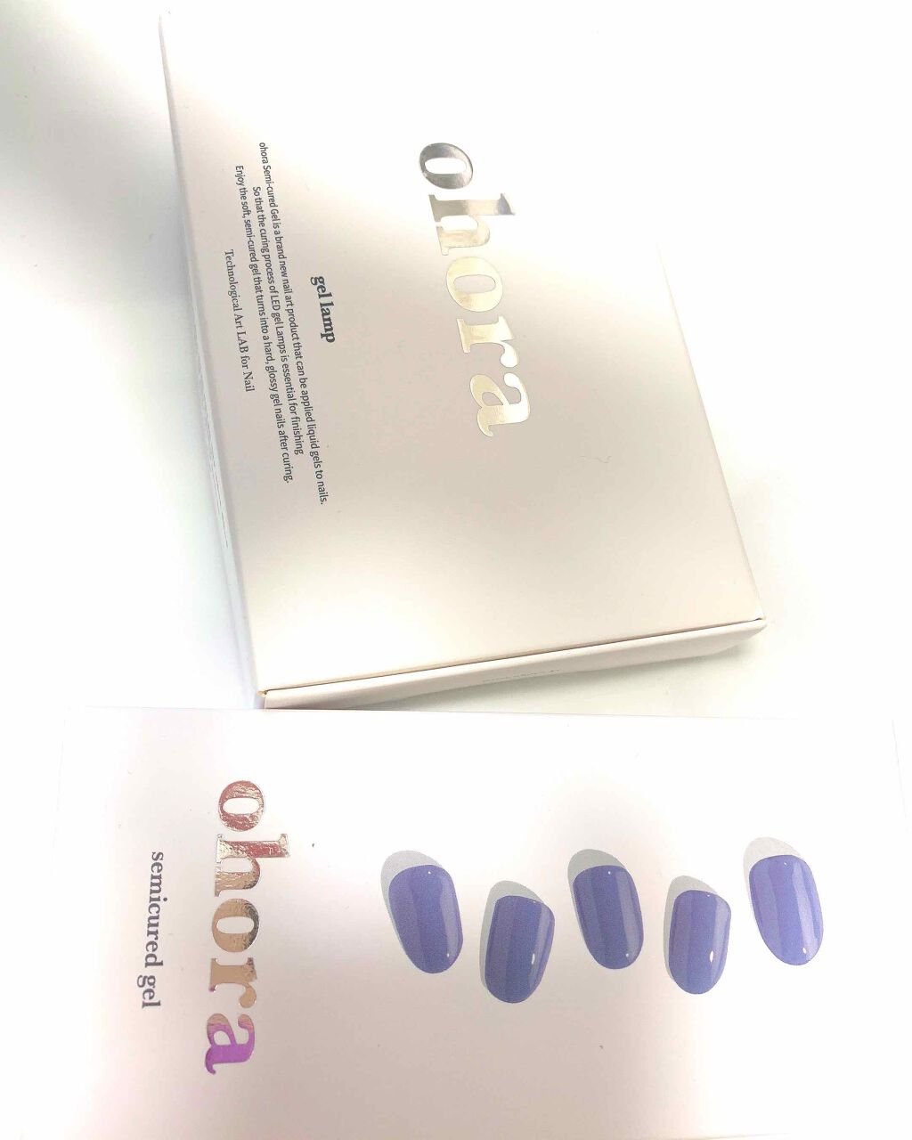 セミキュアジェルネイル（ハンド）/ohora/ネイルシールを使ったクチコミ（1枚目）