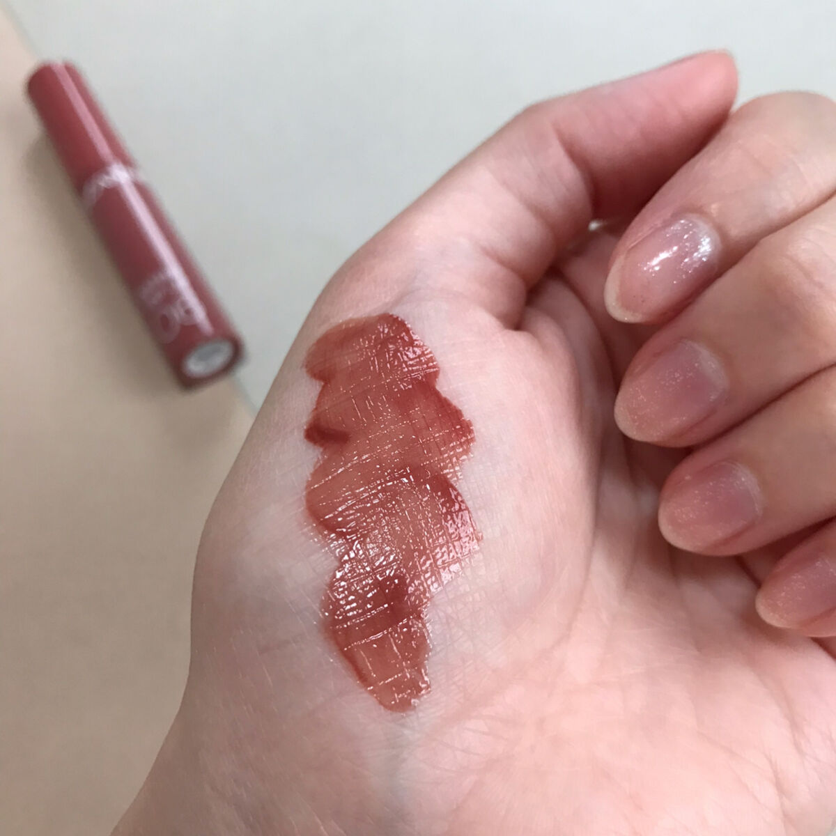 ウォータリーティントリップ/CEZANNE/リップティントを使ったクチコミ（3枚目）