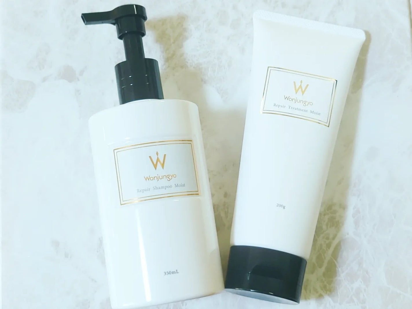 ウォンジョンヨ リペアシャンプー モイスト/リペアトリートメント モイスト/Wonjungyo/市販シャンプーを使ったクチコミ(1枚目)