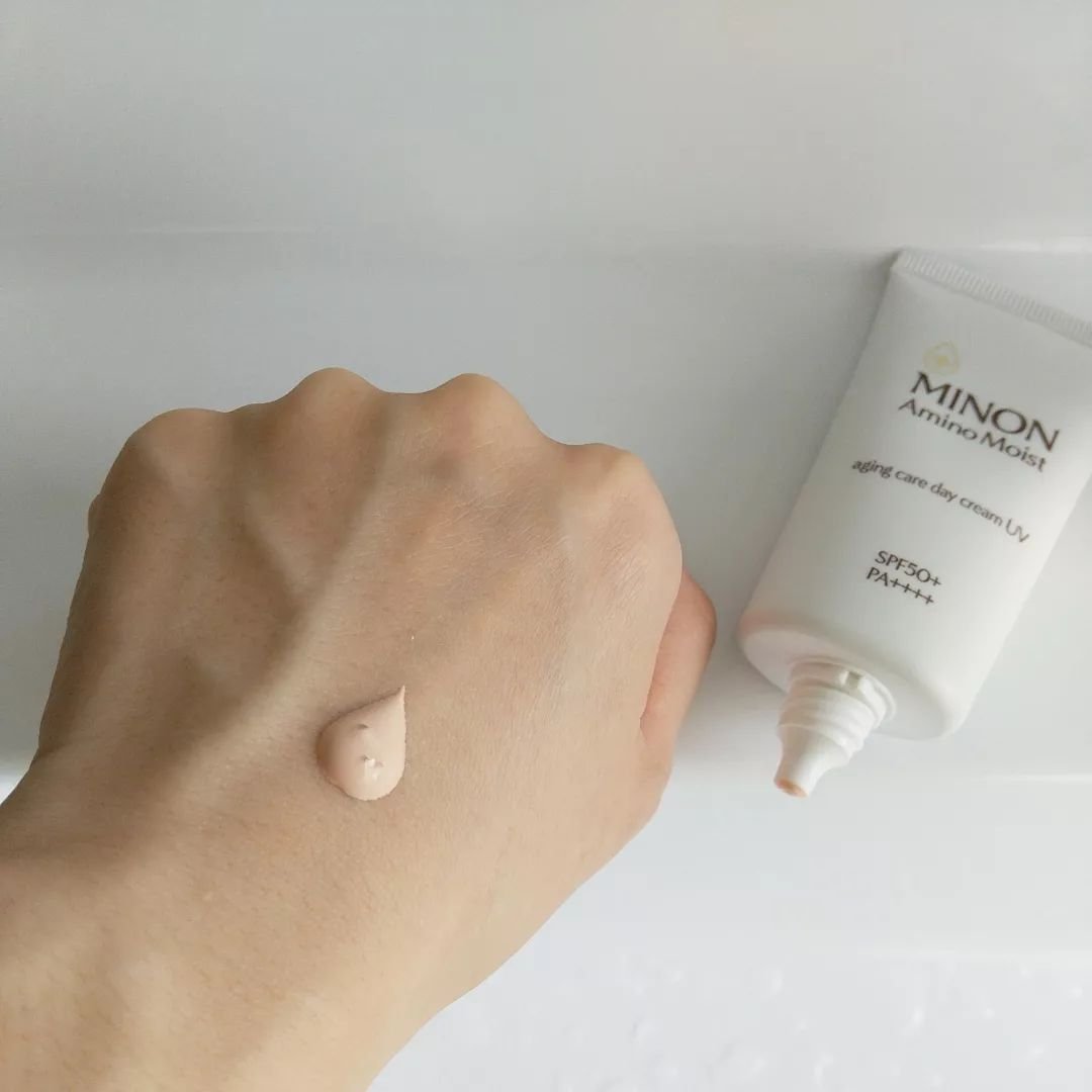 ミノン アミノモイスト エイジングケア デイクリームUV/ミノン/日焼け止めクリームを使ったクチコミ（3枚目）