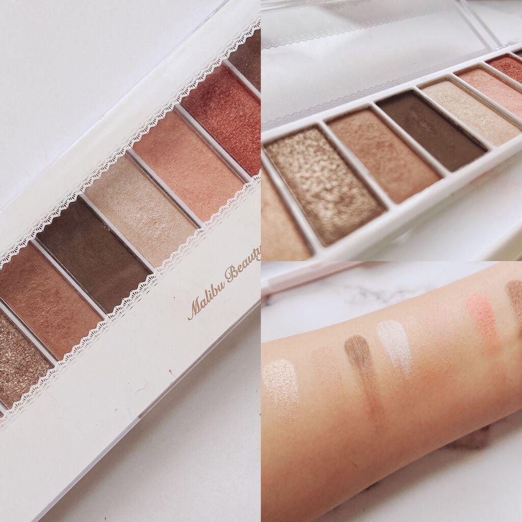 スイーツコレクション/マリブビューティー/アイシャドウパレットを使ったクチコミ（2枚目）