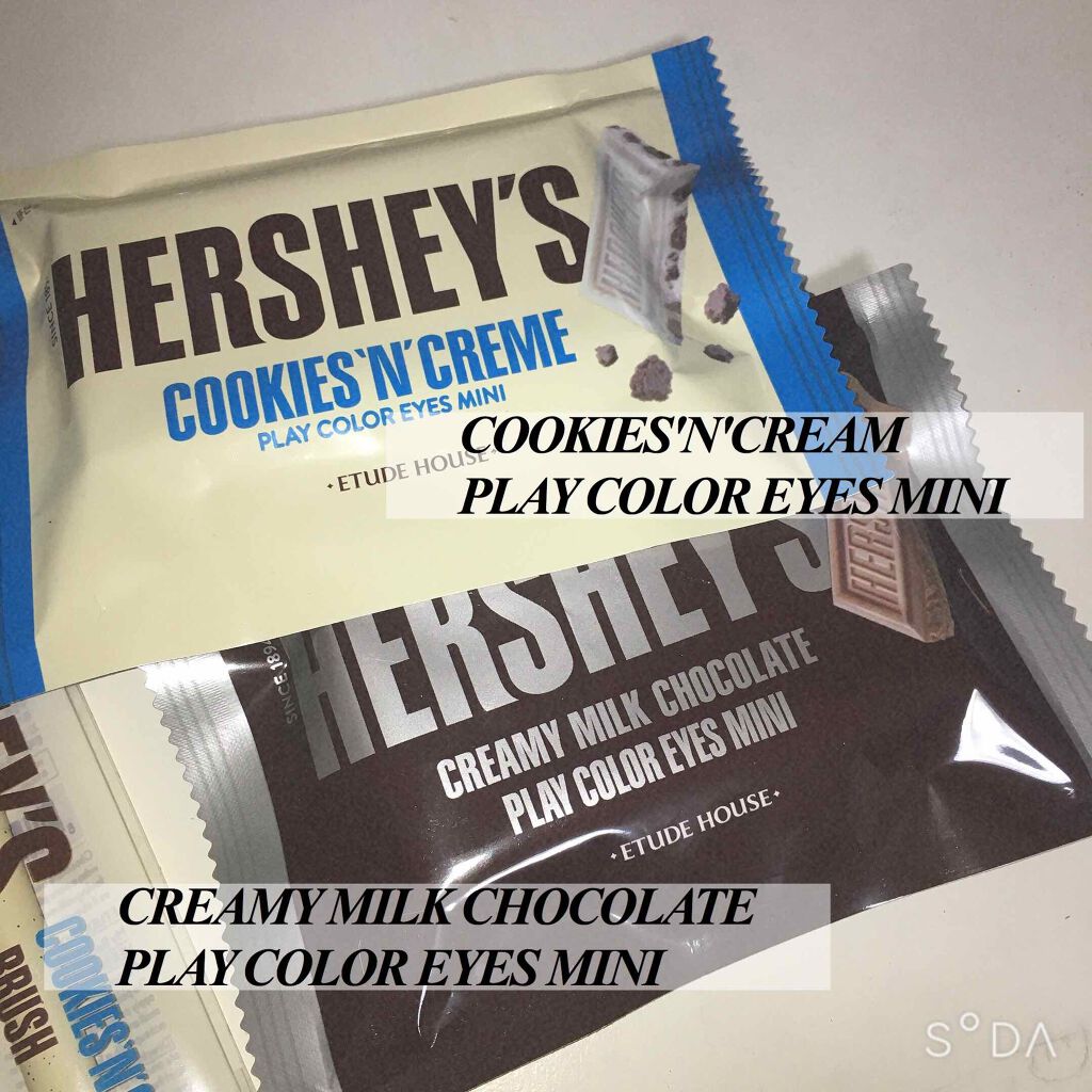ハーシー プレイカラーアイズミニ/ETUDE/アイシャドウパレットを使ったクチコミ(2枚目)