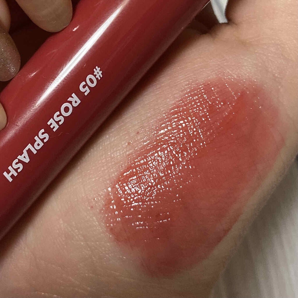 グラスティングウォーターティント/rom&nd/リップティントを使ったクチコミ(2枚目)