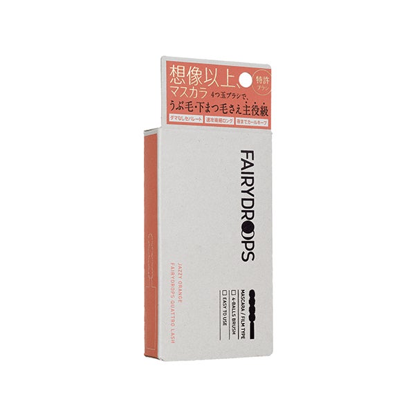 フェアリードロップス クアトロラッシュ(マスカラ フィルムタイプ) JAZZY ORANGE