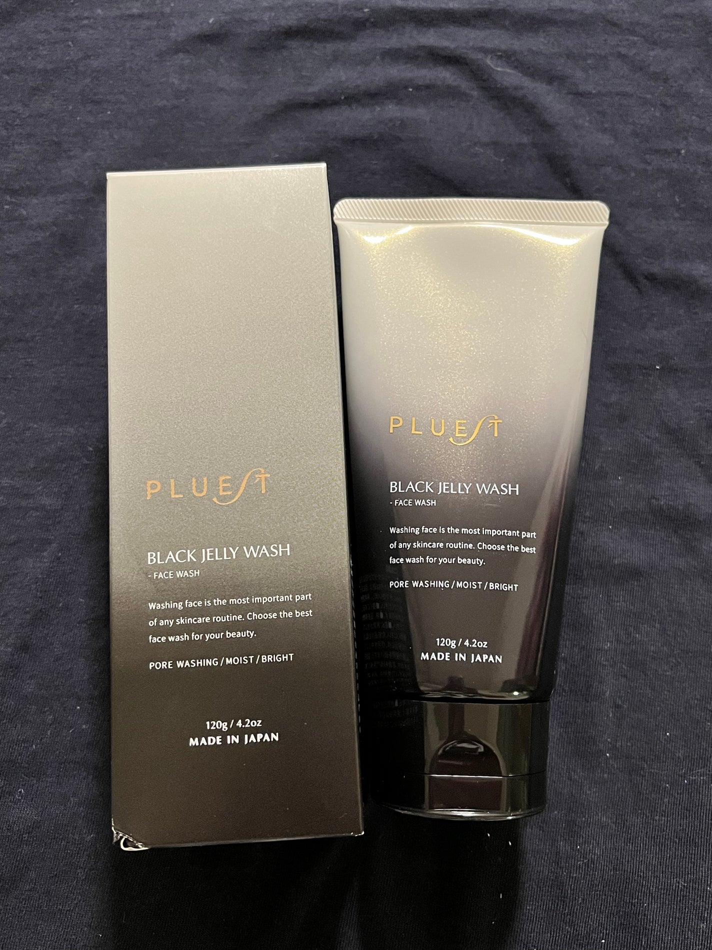 BLACK JELLY WASH(ブラックジェリーウォッシュ)/PLUEST/その他洗顔料を使ったクチコミ(2枚目)