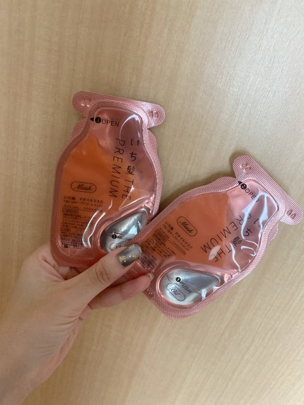 いち髪 THE PREMIUM Wケアブースター美容オイルマスク/いち髪/ヘアマスク・ヘアパックを使ったクチコミ(1枚目)