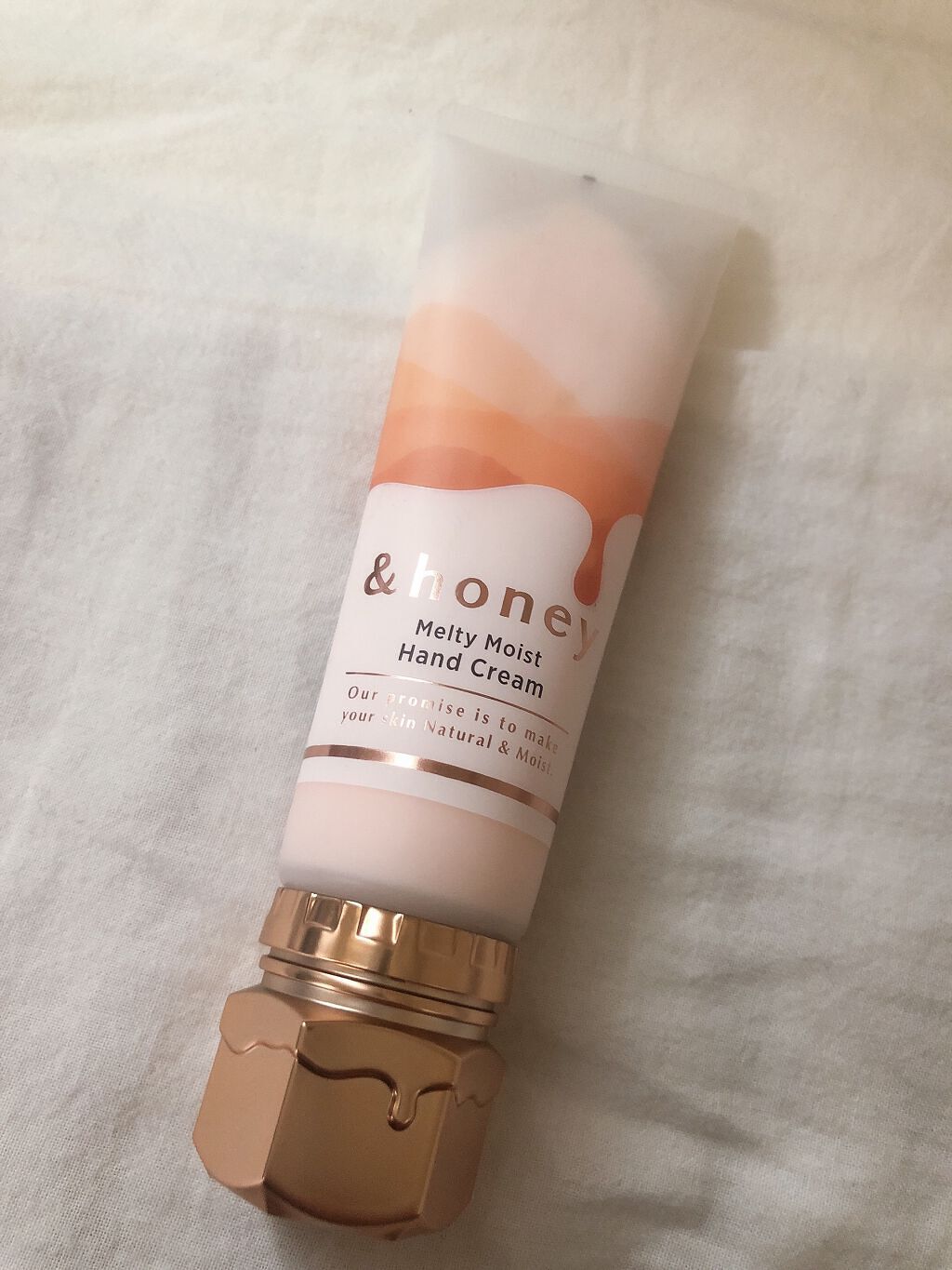 アンドハニー　メルティモイスト ハンドクリーム/&honey/ハンドクリームを使ったクチコミ（1枚目）