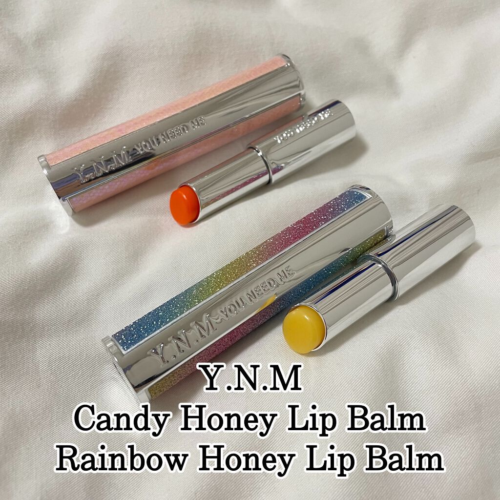YNM  レインボーハニーリップバーム/YNM/リップバームを使ったクチコミ（2枚目）