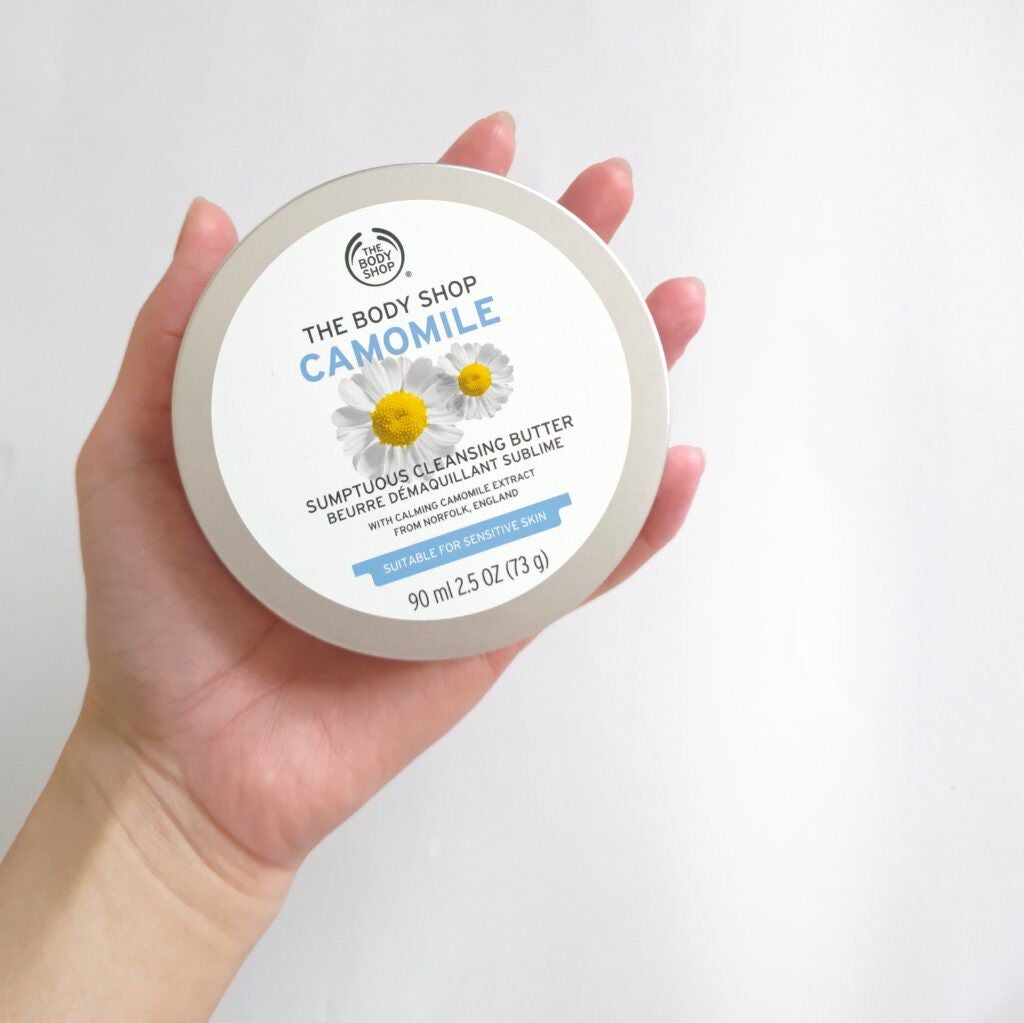 カモマイル サンプチュアス クレンジングバター/THE BODY SHOP/クレンジングバームを使ったクチコミ(2枚目)