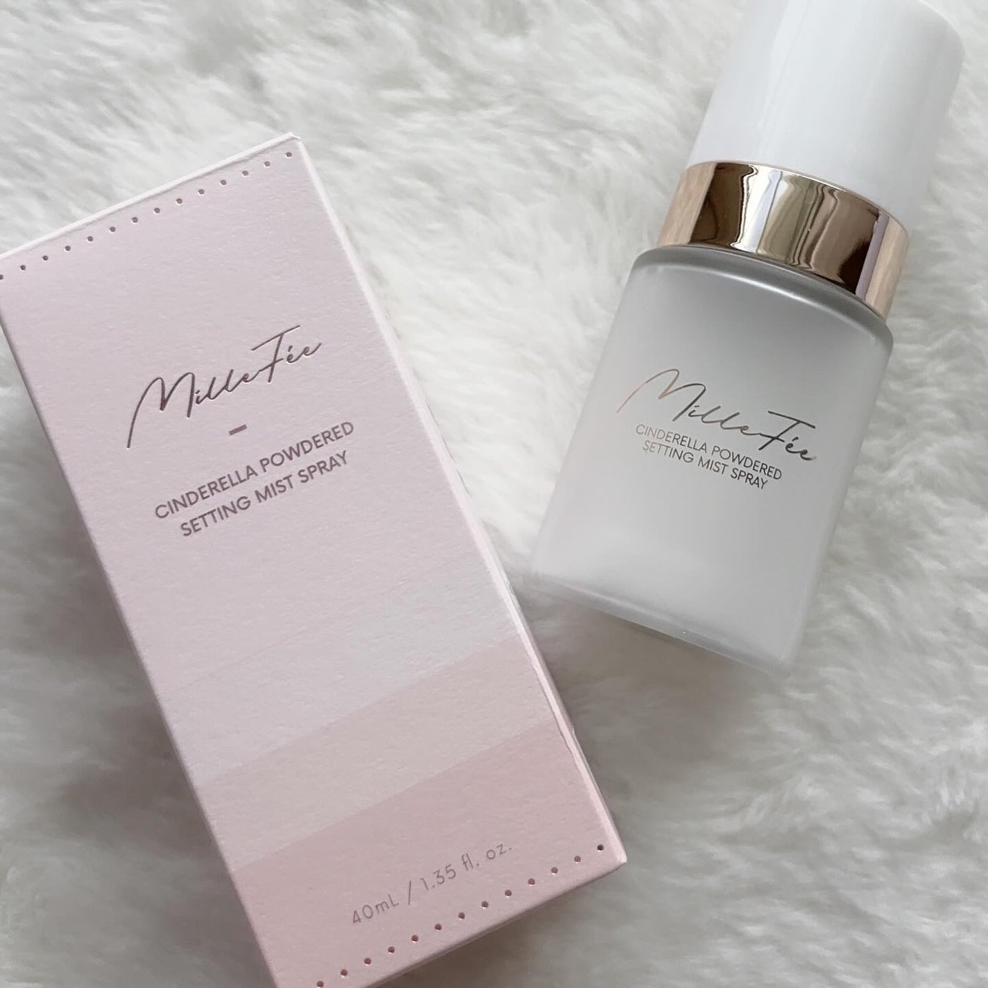 シンデレラパウダリーミスト/MilleFée/フィックスミストを使ったクチコミ(4枚目)