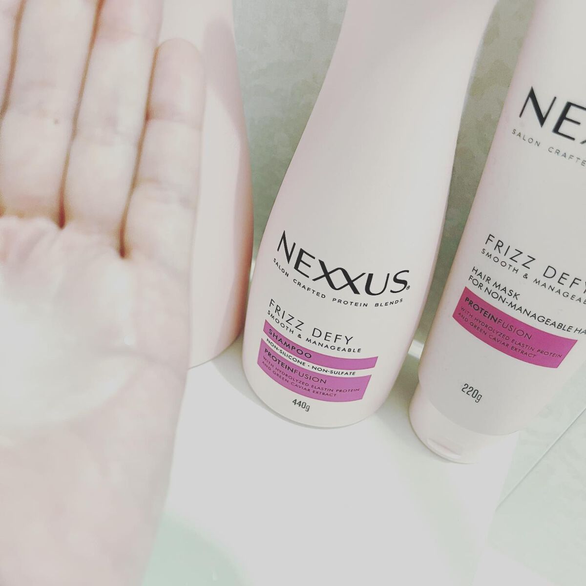 ネクサス スムースアンドマネージャブル 洗い流さないトリートメントオイル/NEXXUS(ネクサス)/ヘアオイルを使ったクチコミ（3枚目）