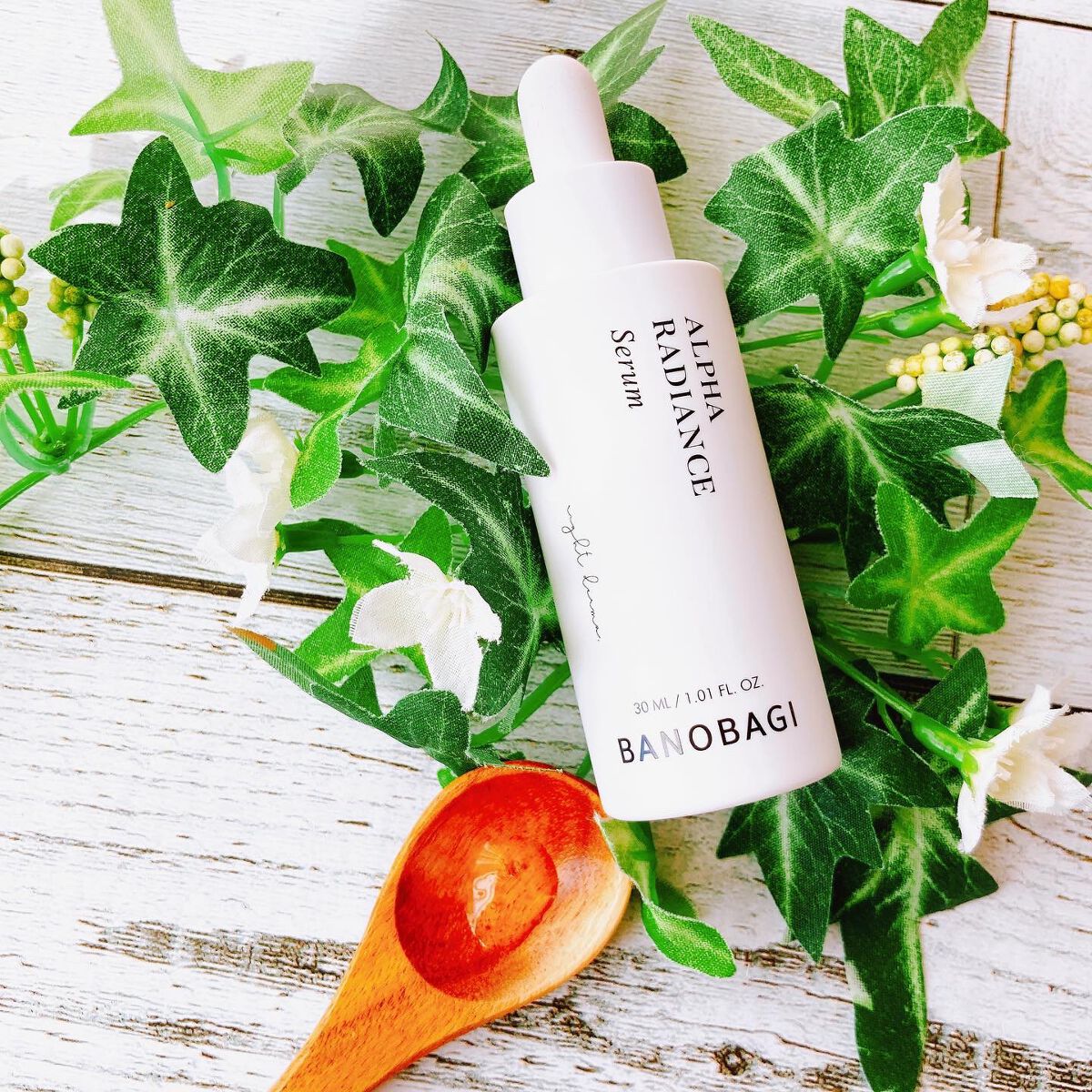 アルファラディアンスグローセラム/BANOBAGI/美容液を使ったクチコミ（2枚目）