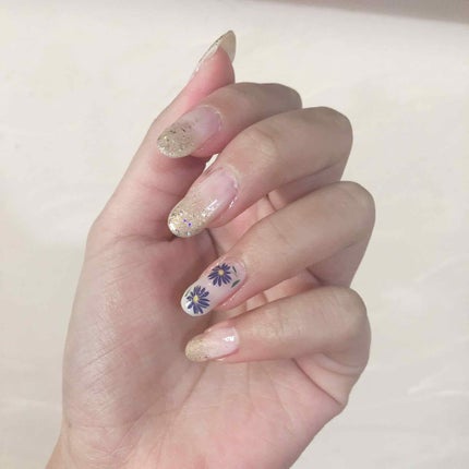 Dジェル トップコート/DAISO/ネイルトップコートを使ったクチコミ(4枚目)