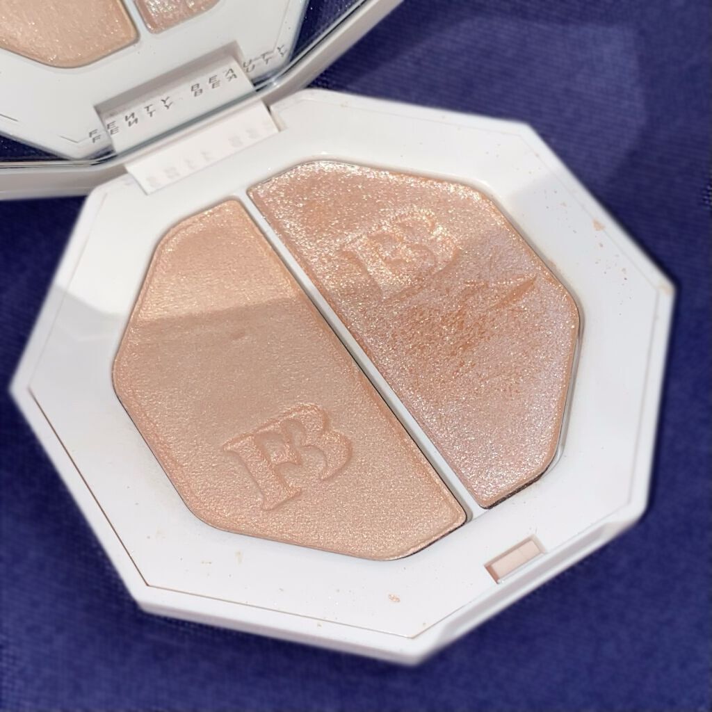 KILLAWATT FREESTYLE HIGHLIGHTER DUO/FENTY BEAUTY BY RIHANNA/パウダーハイライトを使ったクチコミ（2枚目）