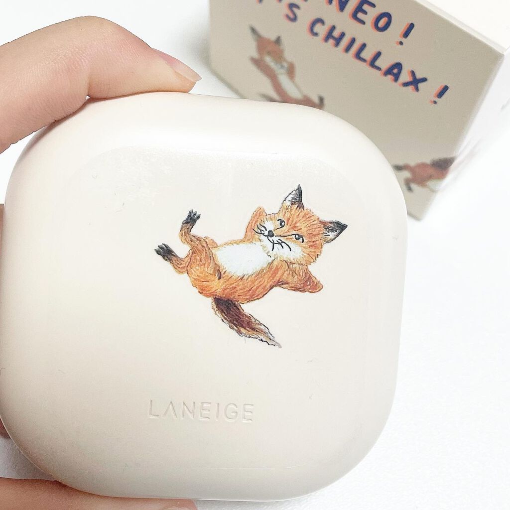 メゾンキツネ コラボ ネオクッション/LANEIGE/クッションファンデーションを使ったクチコミ(7枚目)