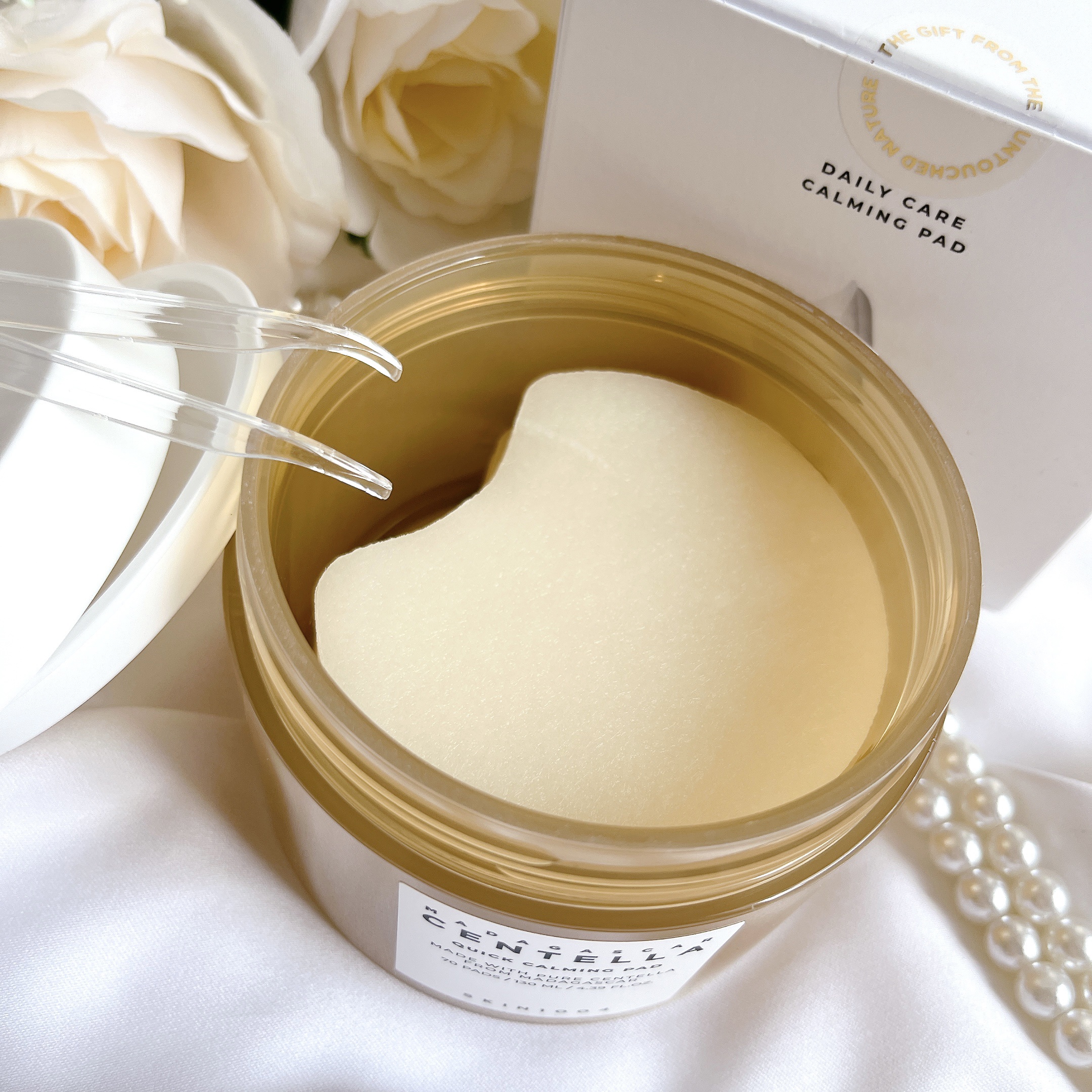 センテラ クイックカーミングパッド/SKIN1004/トナーパッドを使ったクチコミ（2枚目）