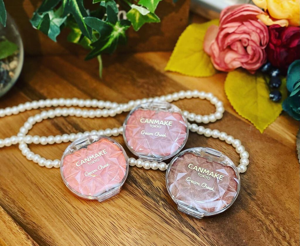 クリームチーク(パールタイプ)/キャンメイク/ジェル・クリームチークを使ったクチコミ(1枚目)