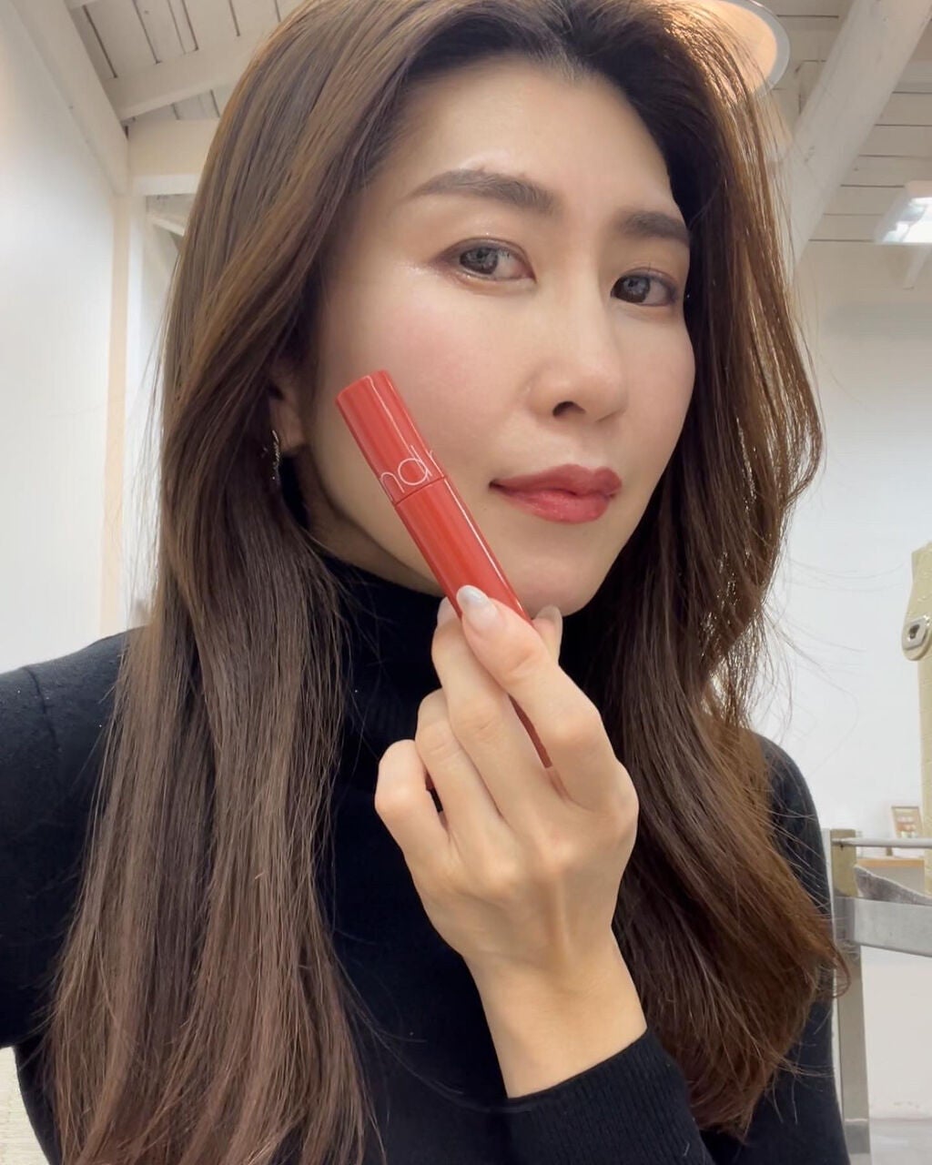 ジューシーラスティングティント/rom&nd/リップティントを使ったクチコミ(3枚目)