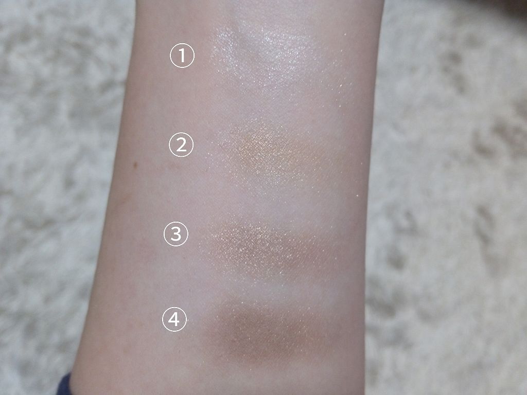 グレイスコントラスティングアイズ/LUNASOL/アイシャドウパレットを使ったクチコミ（3枚目）