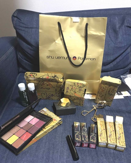 ルージュ アンリミテッド ラッカーシャイン<2019年クリスマスコフレ限定>/shu uemura/口紅を使ったクチコミ(3枚目)