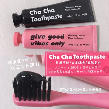 unpa Cha Cha Whiteningのクチコミ「unpa. [ Cha Cha  Toothpaste. / Cha Cha Whitenin.....」（3枚目）