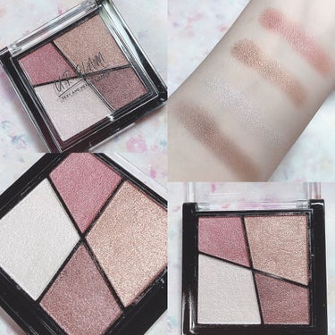 UR GLAM　VELVET EYE COLOR PALETTE/U R GLAM/パウダーアイシャドウを使ったクチコミ（2枚目）