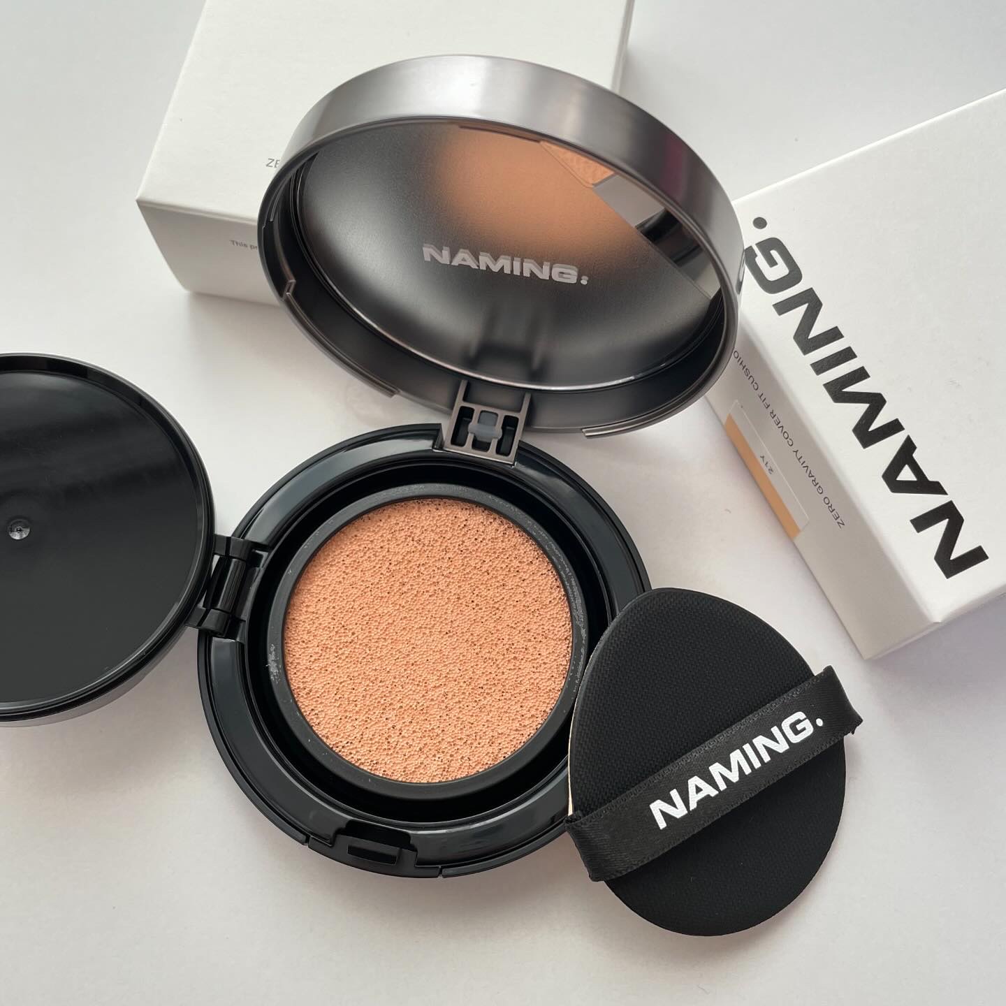 ネーミング ゼログラビティ カバーフィットクッション/NAMING./クッションファンデーションを使ったクチコミ（1枚目）