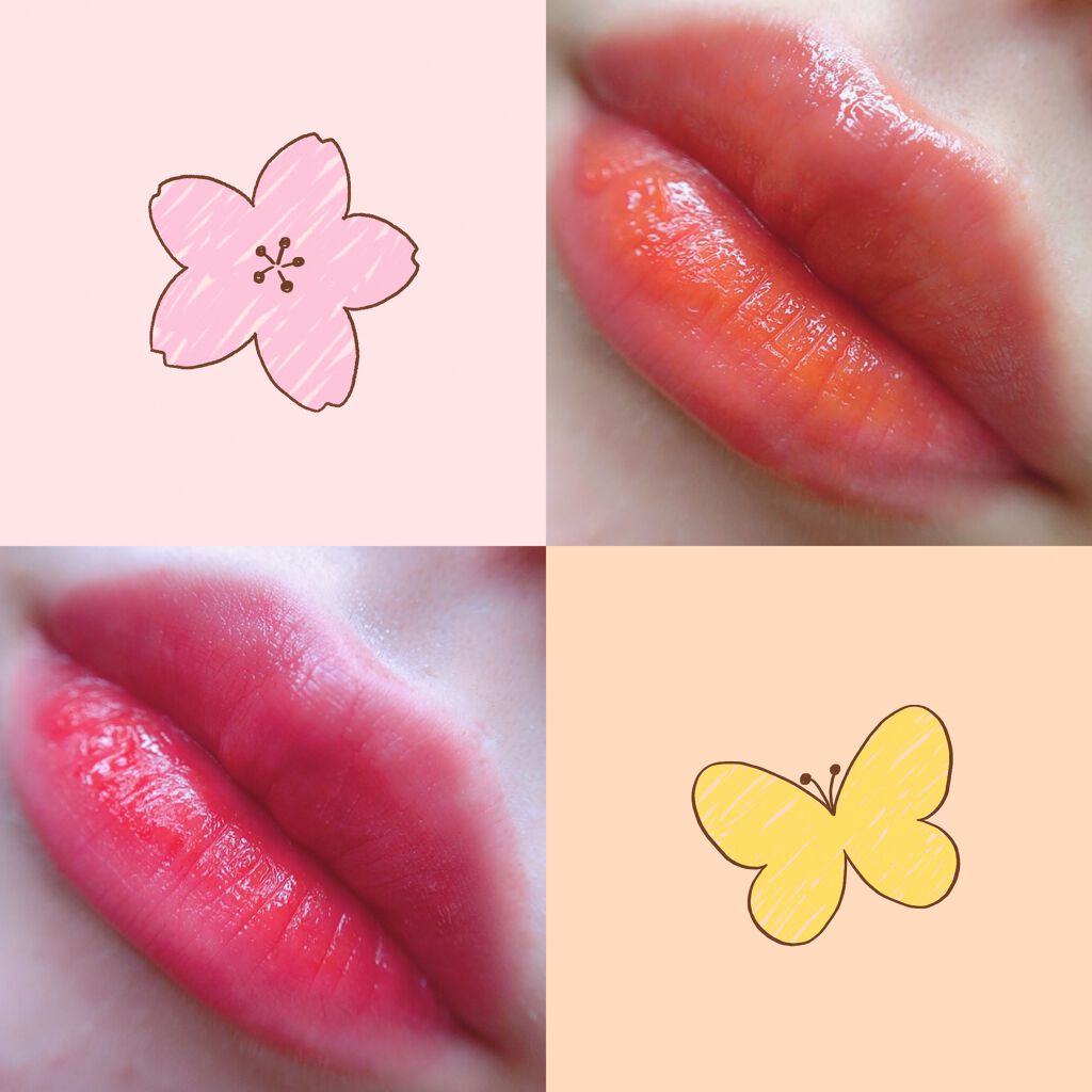 ジューシーラスティングティント/rom&nd/リップティントを使ったクチコミ（1枚目）