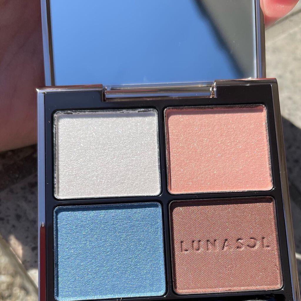 アイカラーレーション EX19 Serenity Breath（限定発売）/LUNASOL/アイシャドウパレットを使ったクチコミ（3枚目）