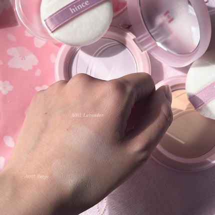 セカンドスキンエアリーパウダー/hince/プレストパウダーを使ったクチコミ(5枚目)