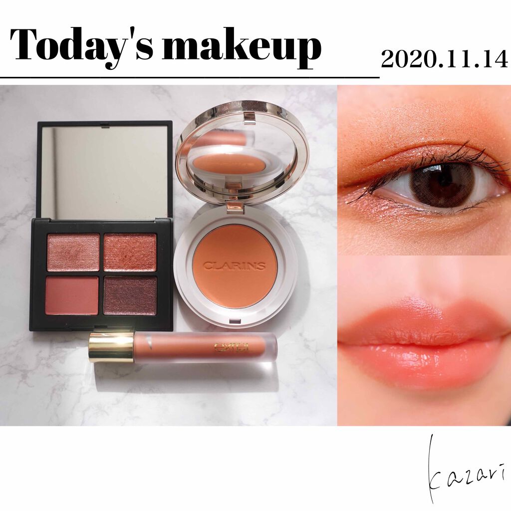 ジョリ ブラッシュ チーキーピーチィー/CLARINS/パウダーチークを使ったクチコミ（1枚目）