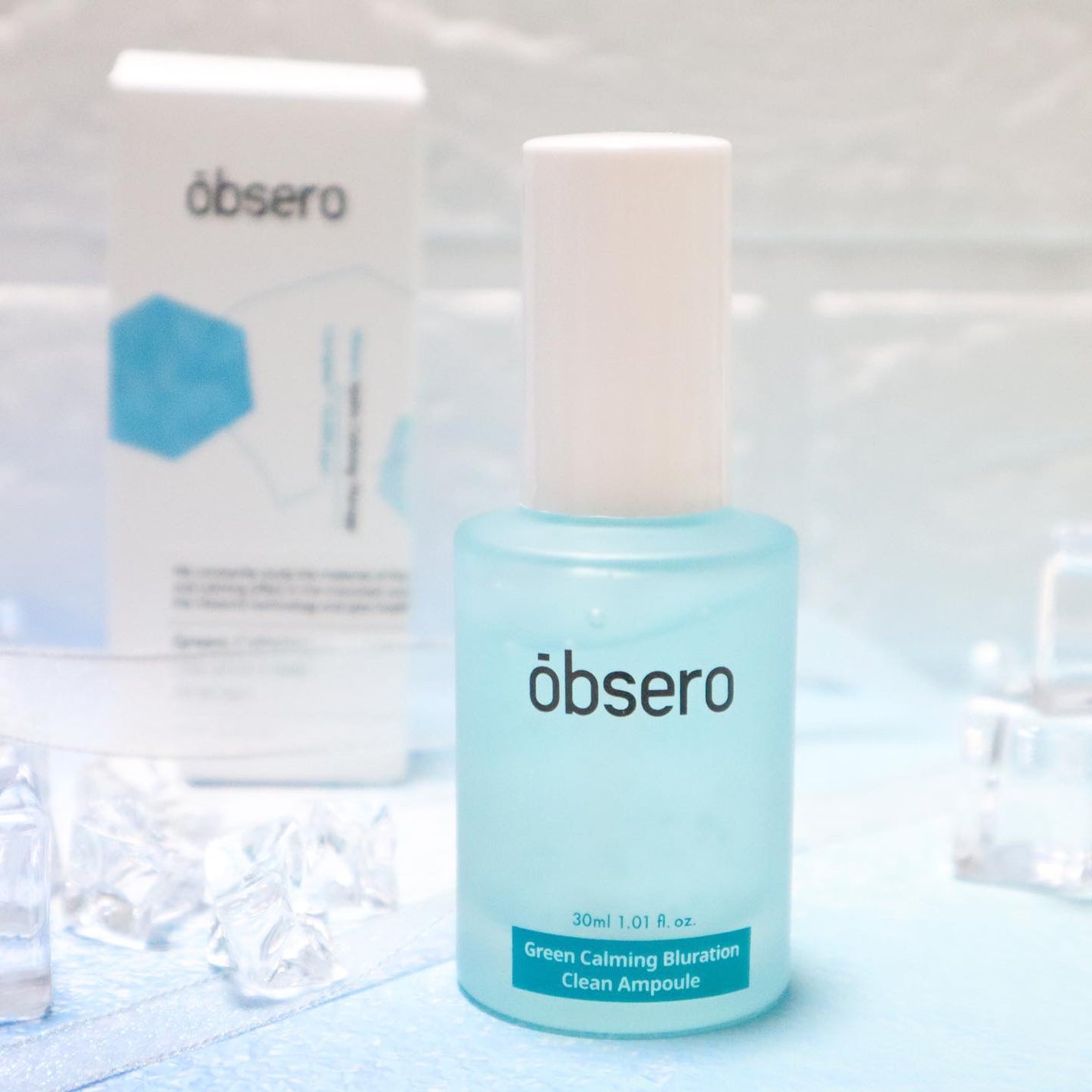 グリーンカーミングブルーレーションクリーンアンプル/obsero/美容液を使ったクチコミ(2枚目)