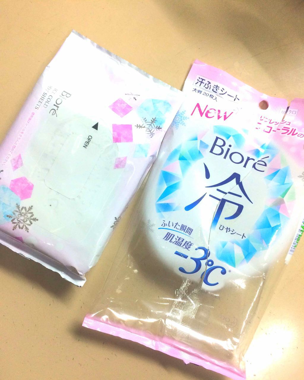冷シート リフレッシュフローラルの香り/ビオレ/ボディシートを使ったクチコミ(1枚目)