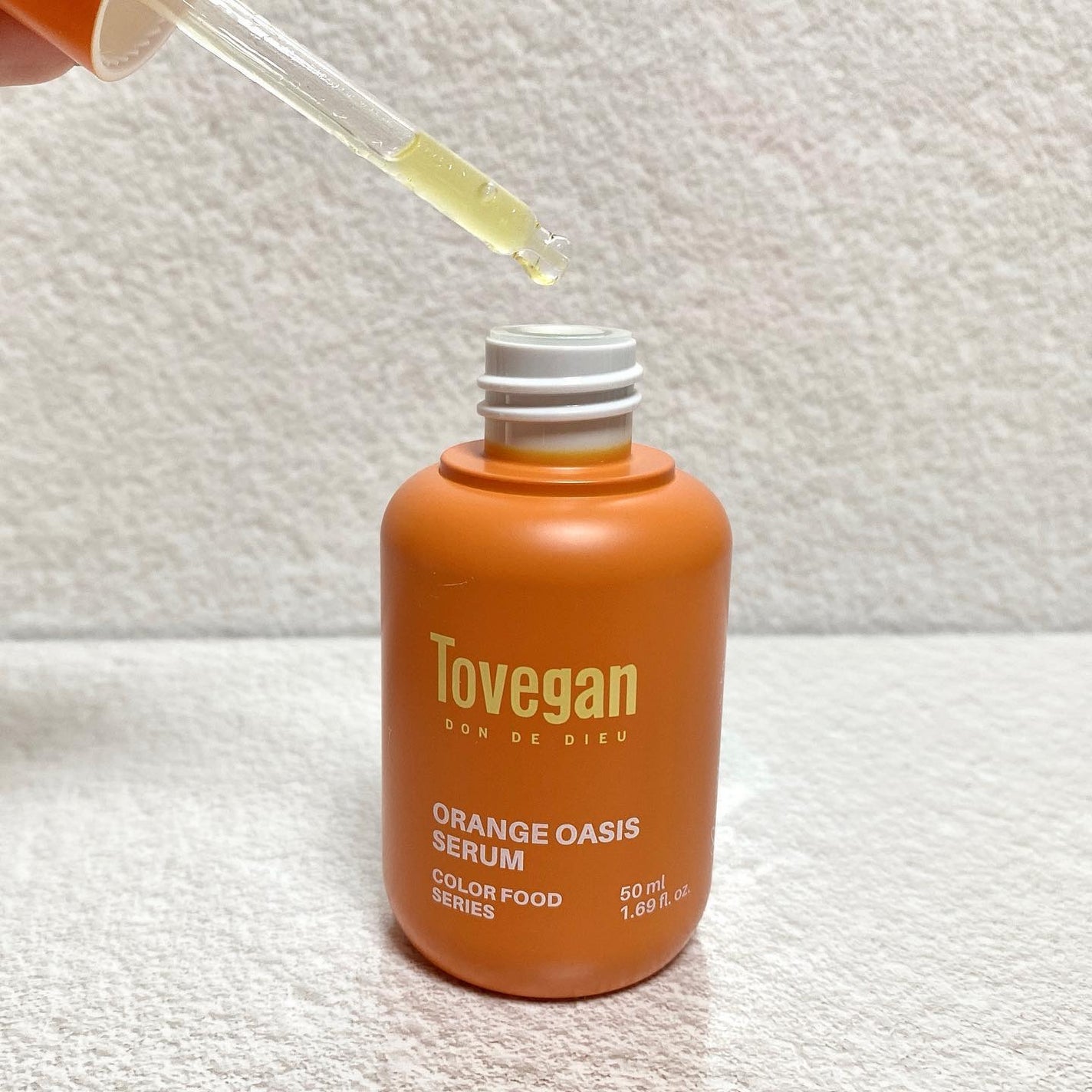 カラーフードシリーズオレンジオアシスセラム/Tovegan/美容液を使ったクチコミ(2枚目)