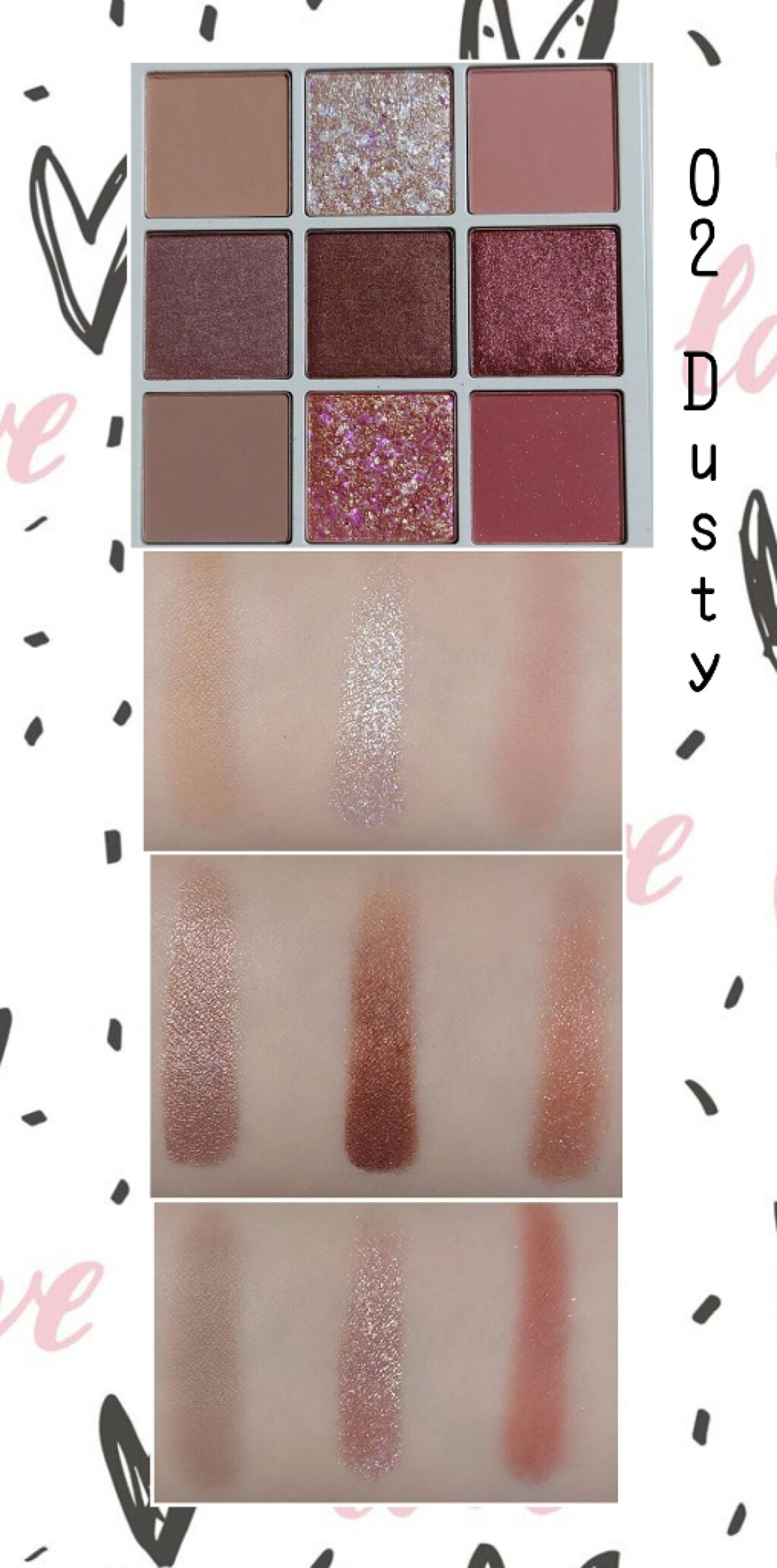 TERRAZZO Shadow palette 02/HOLIKA HOLIKA/アイシャドウパレットを使ったクチコミ（2枚目）