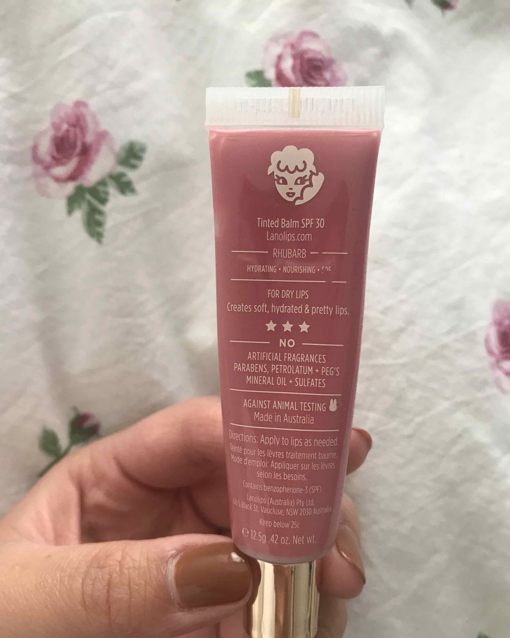 TINTED BALM SPF 30/Lanolips/リップケアを使ったクチコミ（2枚目）