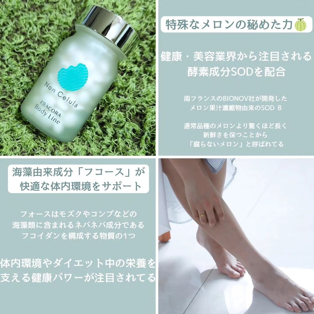 FRACORA Body Line Non Celula/fracora/ボディサプリメントを使ったクチコミ（2枚目）