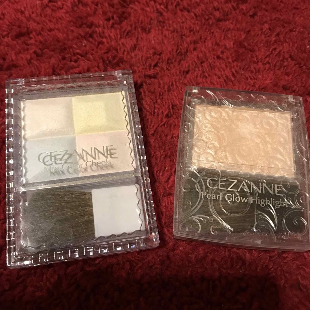 パールグロウハイライト/CEZANNE/パウダーハイライトを使ったクチコミ（1枚目）