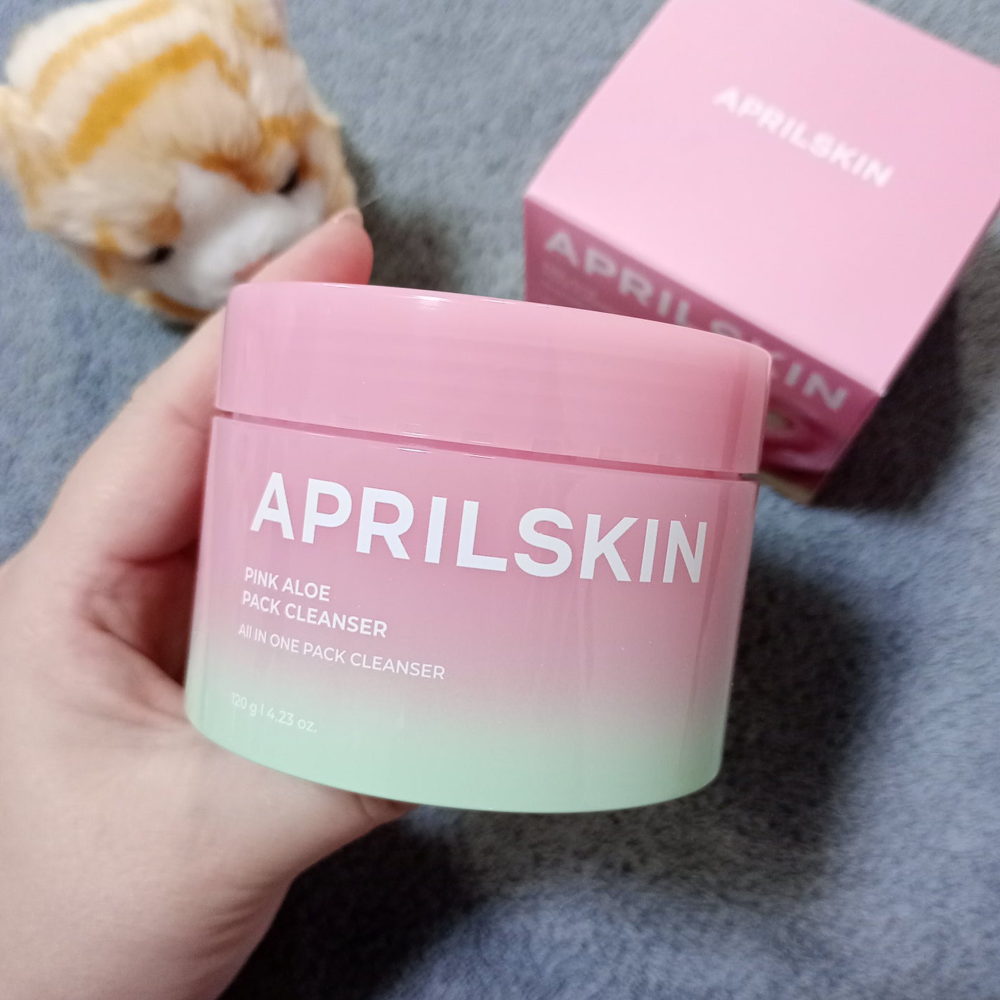 ピンクアロエメレンゲクレンザー/APRILSKIN/その他洗顔料を使ったクチコミ(3枚目)