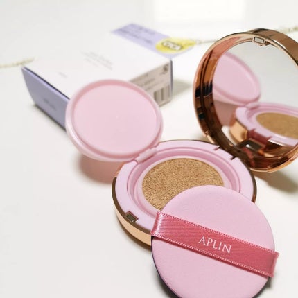 ピンクティーツリーカバーアップグロウクッション/APLIN/クッションファンデーションを使ったクチコミ(4枚目)