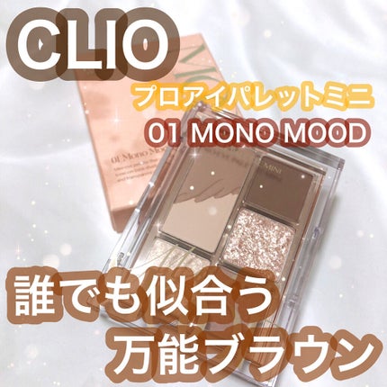 プロ アイパレット ミニ/CLIO/アイシャドウパレットを使ったクチコミ(1枚目)