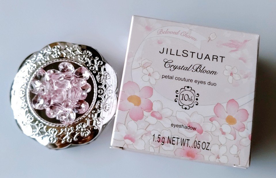 ジルスチュアート クリスタルブルーム ペタルクチュールアイズ デュオ/JILL STUART/アイシャドウパレットを使ったクチコミ（2枚目）