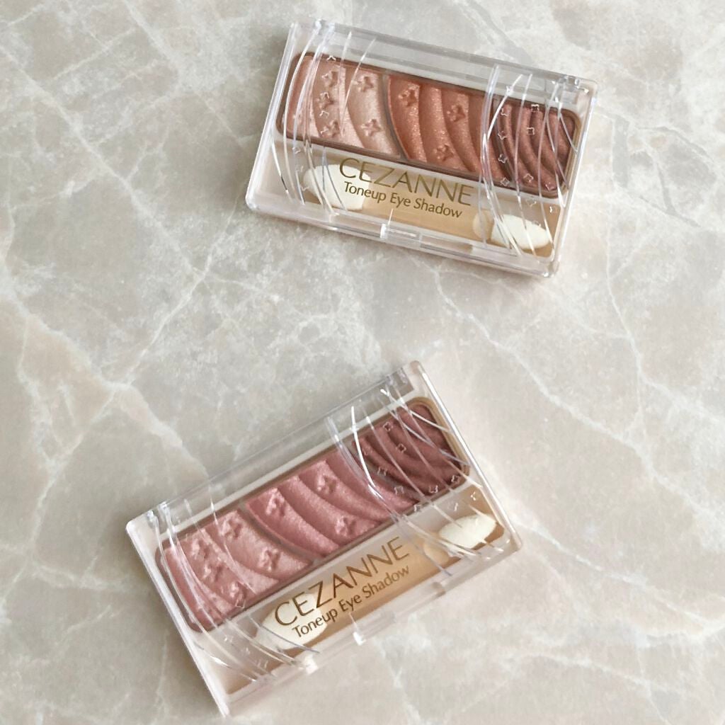 トーンアップアイシャドウ/CEZANNE/アイシャドウパレットを使ったクチコミ(4枚目)