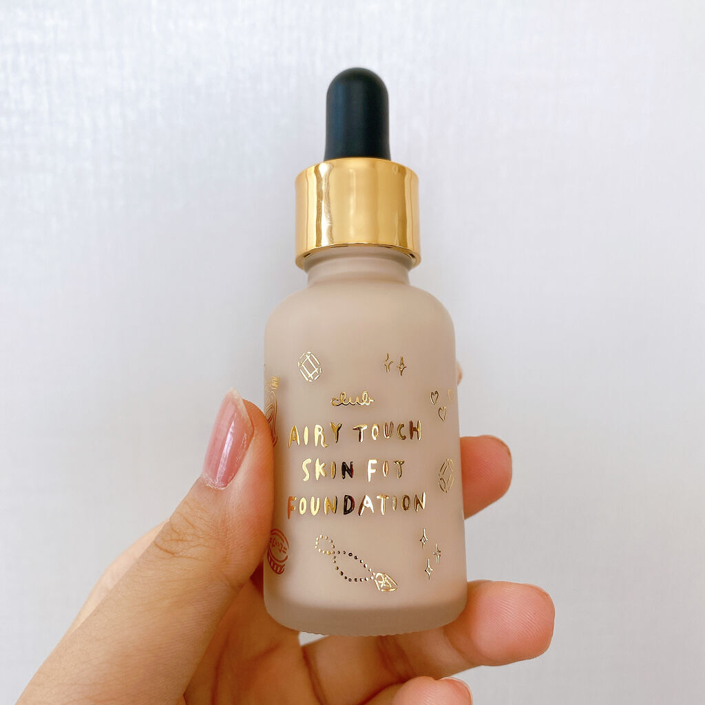 エアリータッチ　スキンフィットファンデーションセラム ライトベージュ/クラブ/リキッドファンデーションを使ったクチコミ（1枚目）