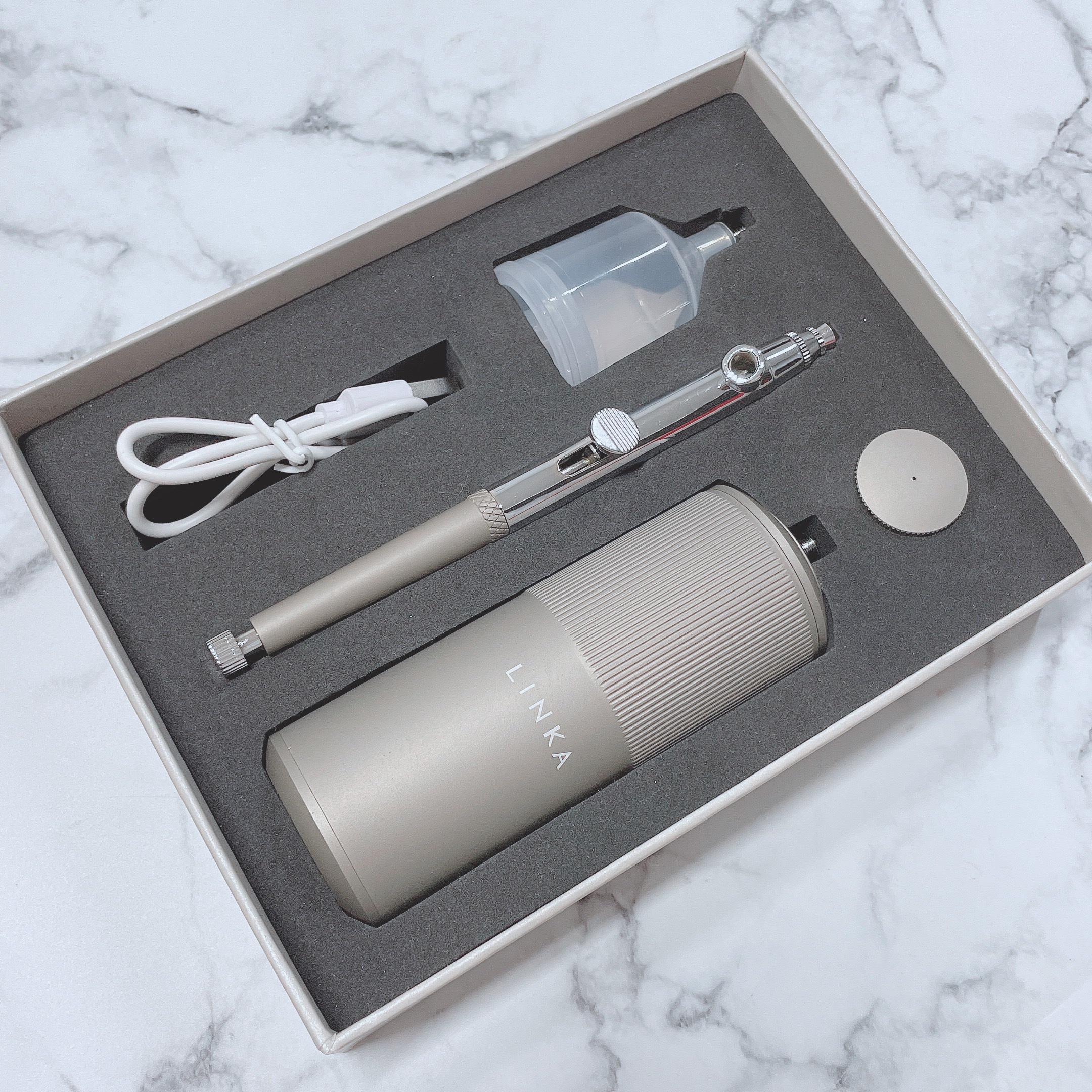 LINKA クリスタルミスト エアスプレー/LINKA/美顔器・マッサージを使ったクチコミ（1枚目）