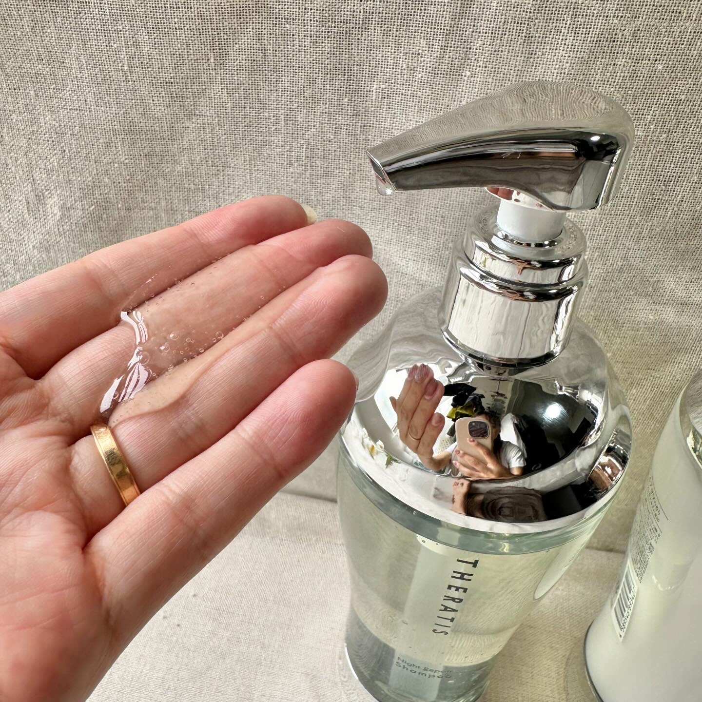 ナイトリペア シャンプー/ヘアトリートメント/THERATIS/シャンプー・コンディショナーを使ったクチコミ（2枚目）