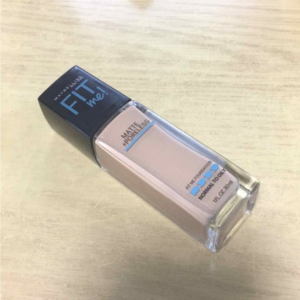 フィットミーリキッドファンデーション/MAYBELLINE NEW YORK/リキッドファンデーションを使ったクチコミ(1枚目)