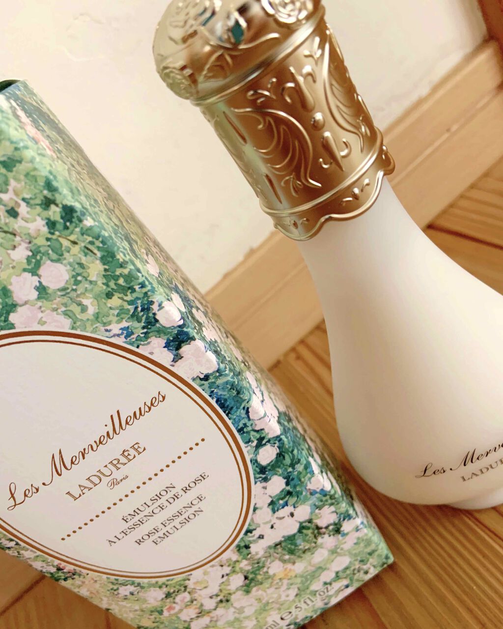 ローズ エッセンス エマルジョン/レ・メルヴェイユーズ ラデュレ/乳液を使ったクチコミ（1枚目）