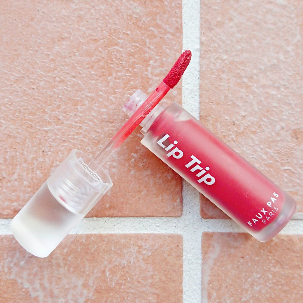 リップトリップベロアパリ/FAUX PAS PARIS/口紅を使ったクチコミ(5枚目)